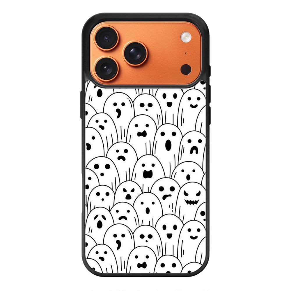 Ghost Pattern iPhone 17 Pro Case QC10580