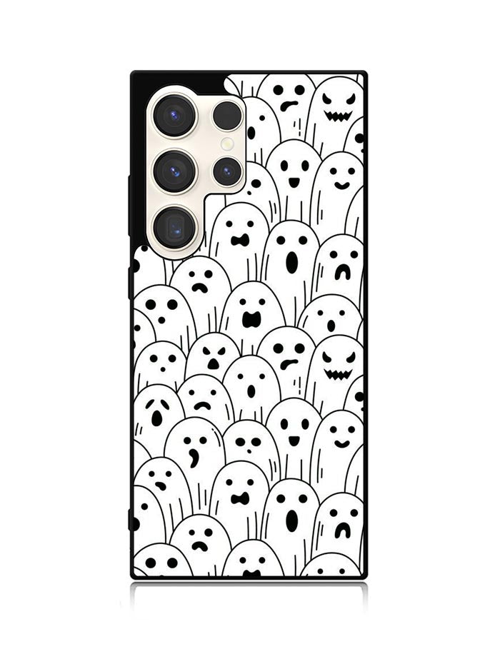 Ghost Pattern Samsung Galaxy S23 Ultra 5G Case QC10580