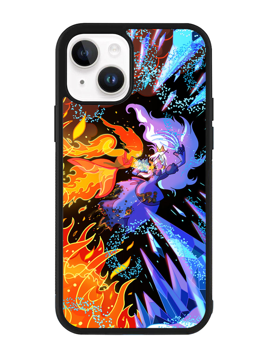 Adventure Time Ice King VS Flame Princess iPhone 15 Case OV10629