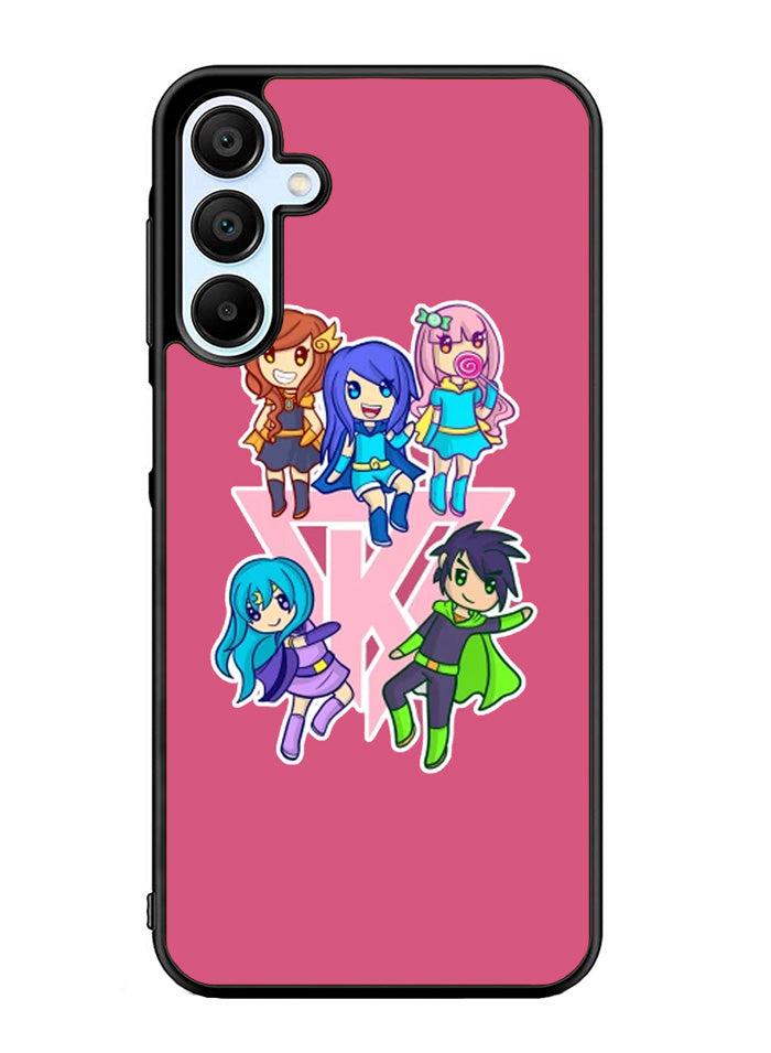 Funneh and the Krew Pink Samsung Galaxy A35 5G Case OV10573