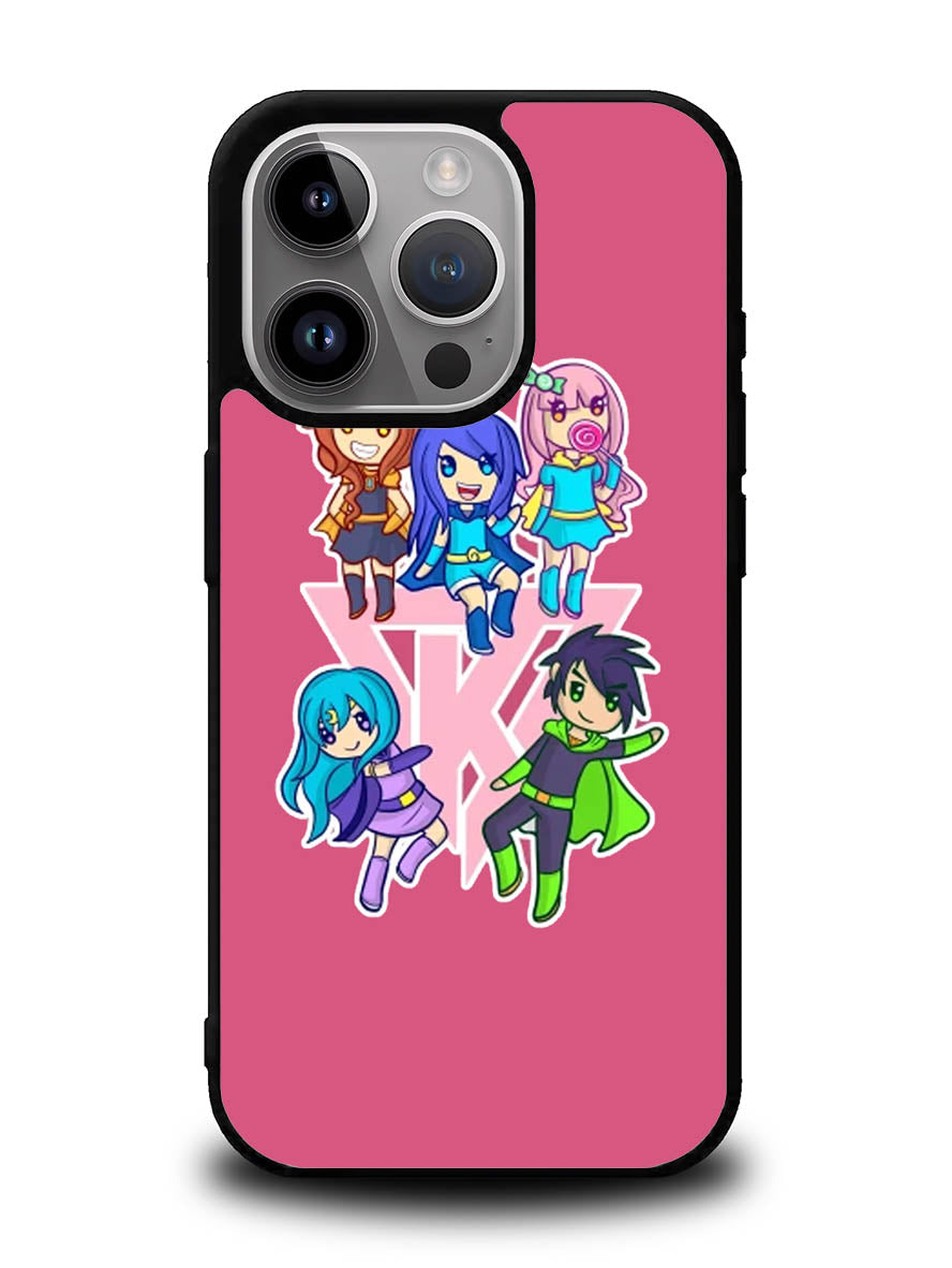 Funneh and the Krew Pink iPhone 15 Pro Max Case OV10573