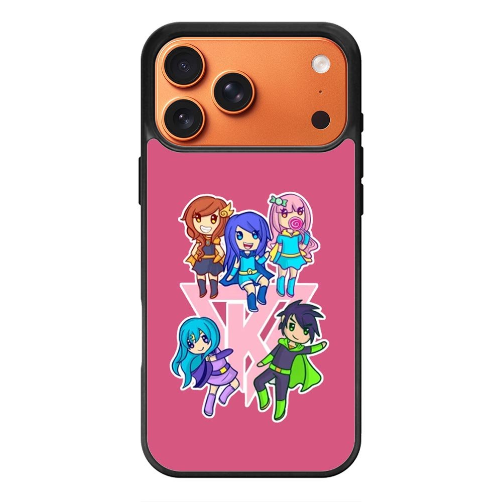 Funneh and the Krew Pink iPhone 17 Pro Max Case QC10573