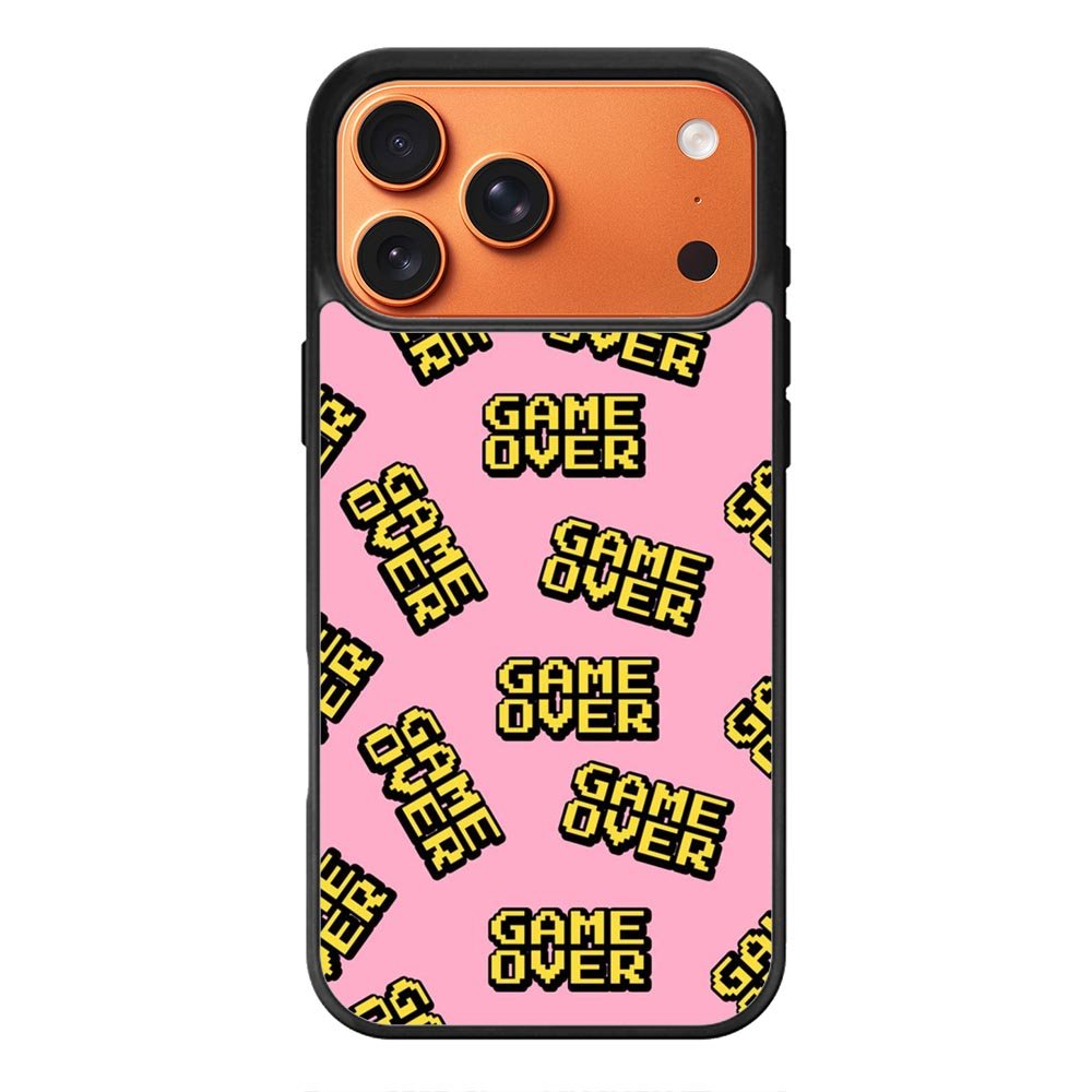 Game Over Pattern iPhone 17 Pro Case QC10576