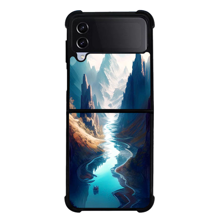 Constellation Mountain FLZ0436 Samsung Galaxy Z Flip 5 , Z Flip 4 , Z Flip 3 , Z Fold 5 , Z Fold 4 , Z Fold 3 5G Case