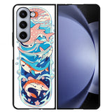 Cute Shark FLZ0475 Samsung Galaxy Z Flip 5 , Z Flip 4 , Z Flip 3 , Z Fold 5 , Z Fold 4 , Z Fold 3 5G Case