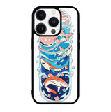 Cute Shark FLZ0475 iPhone 14 Pro Max | iPhone 14 Pro | iPhone 14 Plus | iPhone 14 Case