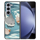 Cute Shark FLZ0476 Samsung Galaxy Z Flip 5 , Z Flip 4 , Z Flip 3 , Z Fold 5 , Z Fold 4 , Z Fold 3 5G Case