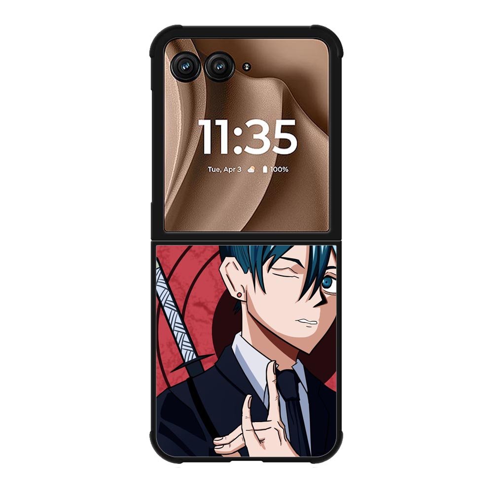 Chainsaw Man Aki Hayakawa Motorola Moto RAZR Plus 2025 Case OV9100