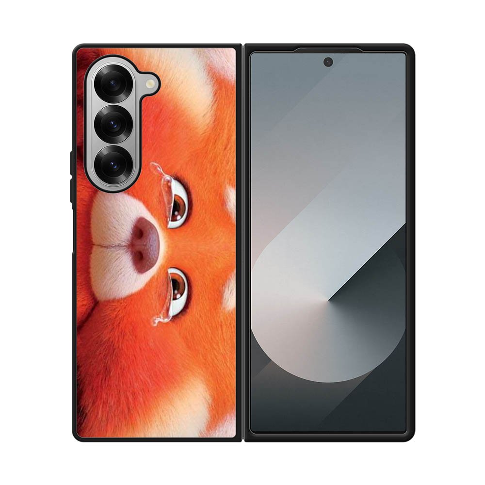 Turning Red Sad Face Samsung Galaxy Z Fold 7 5G Case OV10744