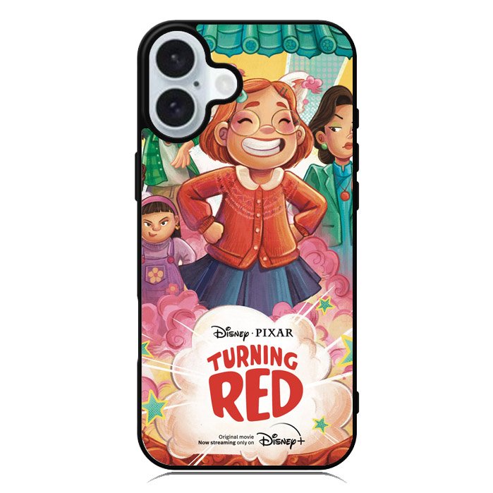 Turning Red Cartoon Art iPhone 16 Case QC10741