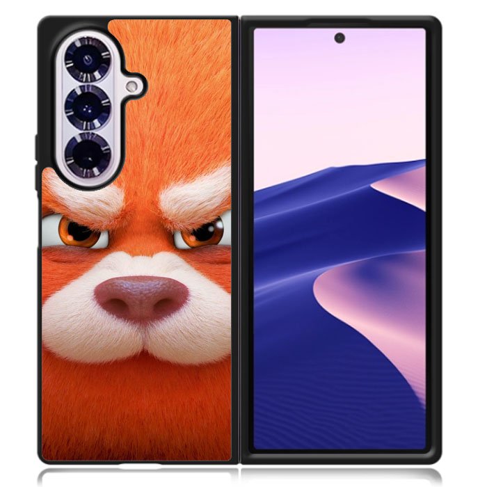Turning Red Angry Face Samsung Galaxy Z Fold 7 Case OV10740