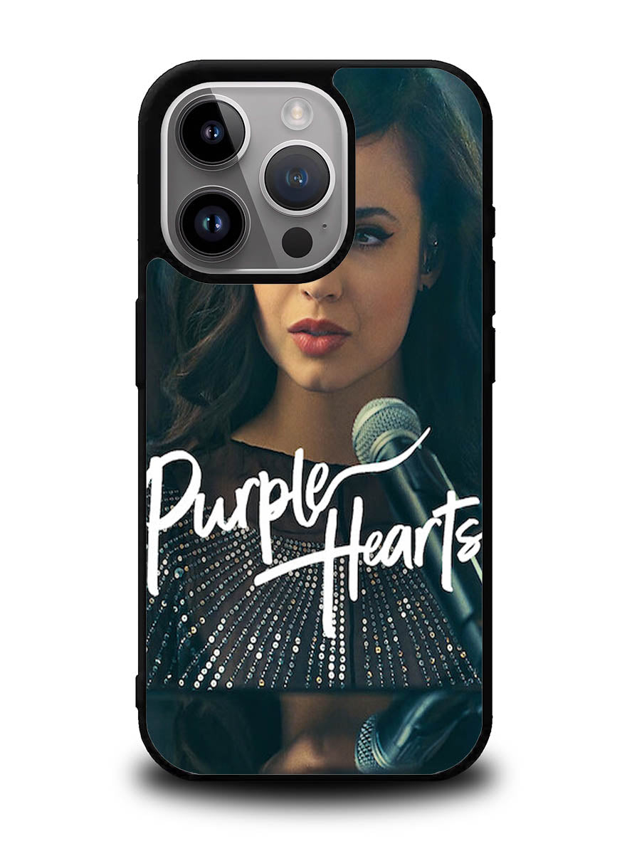 Purple Hearts iPhone 14 Pro Case QC10799