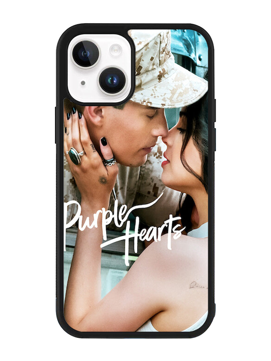 Purple Hearts iPhone 14 Plus Case QC10800