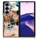 Purple Hearts Samsung Galaxy Z Fold 7 Case OV10800