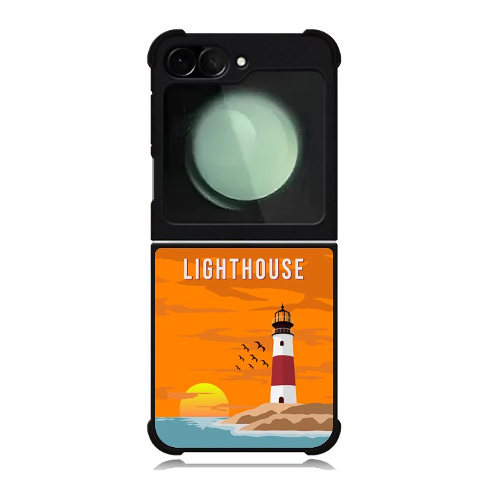 Lighthouse Beach FZ0214 Samsung Galaxy Z Flip 6 2024 5G Case