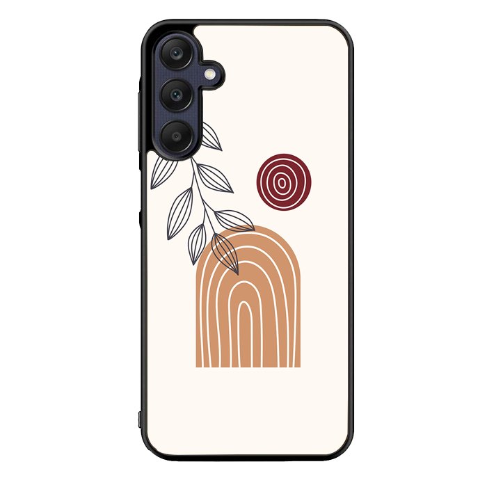 Minimalist Arch Geometric and Leaf Botanical FZ0220 Samsung Galaxy A25 5G Case