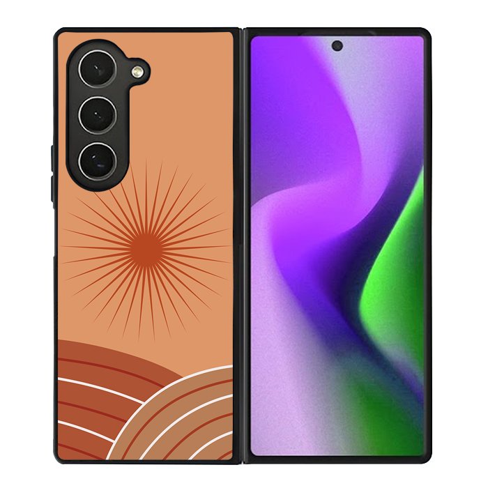 Hills and Sunset FZ0223 Samsung Galaxy Z Fold 6 2024 5G Case