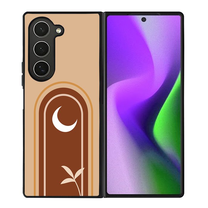 Leaf and Moon FZ0278 Samsung Galaxy Z Fold 6 2024 5G Case