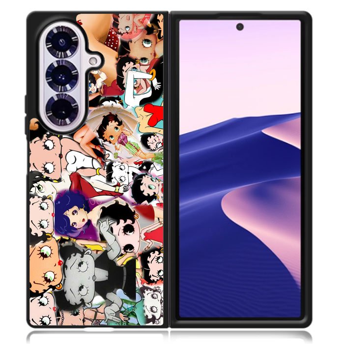 betty boop collage Samsung Galaxy Z Fold 7 Case OV4144