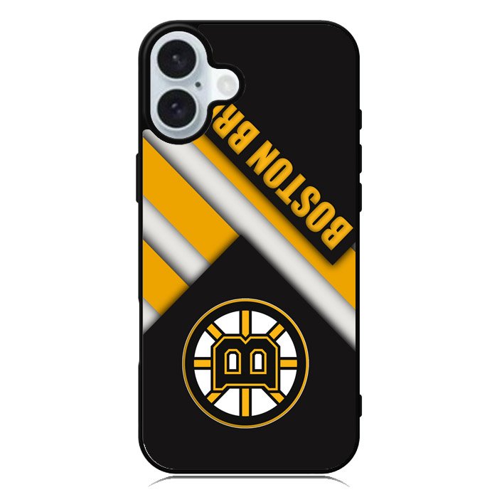 Boston Bruins iPhone 16 Plus Case QC4205