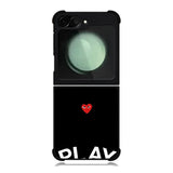 comme des garcons play XSamsung Galaxy Z Flip 6 5G 2024 Case OV0729