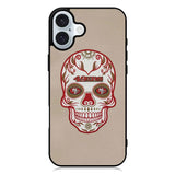 San Francisco 49ers Skull iPhone 16 Case QC2629