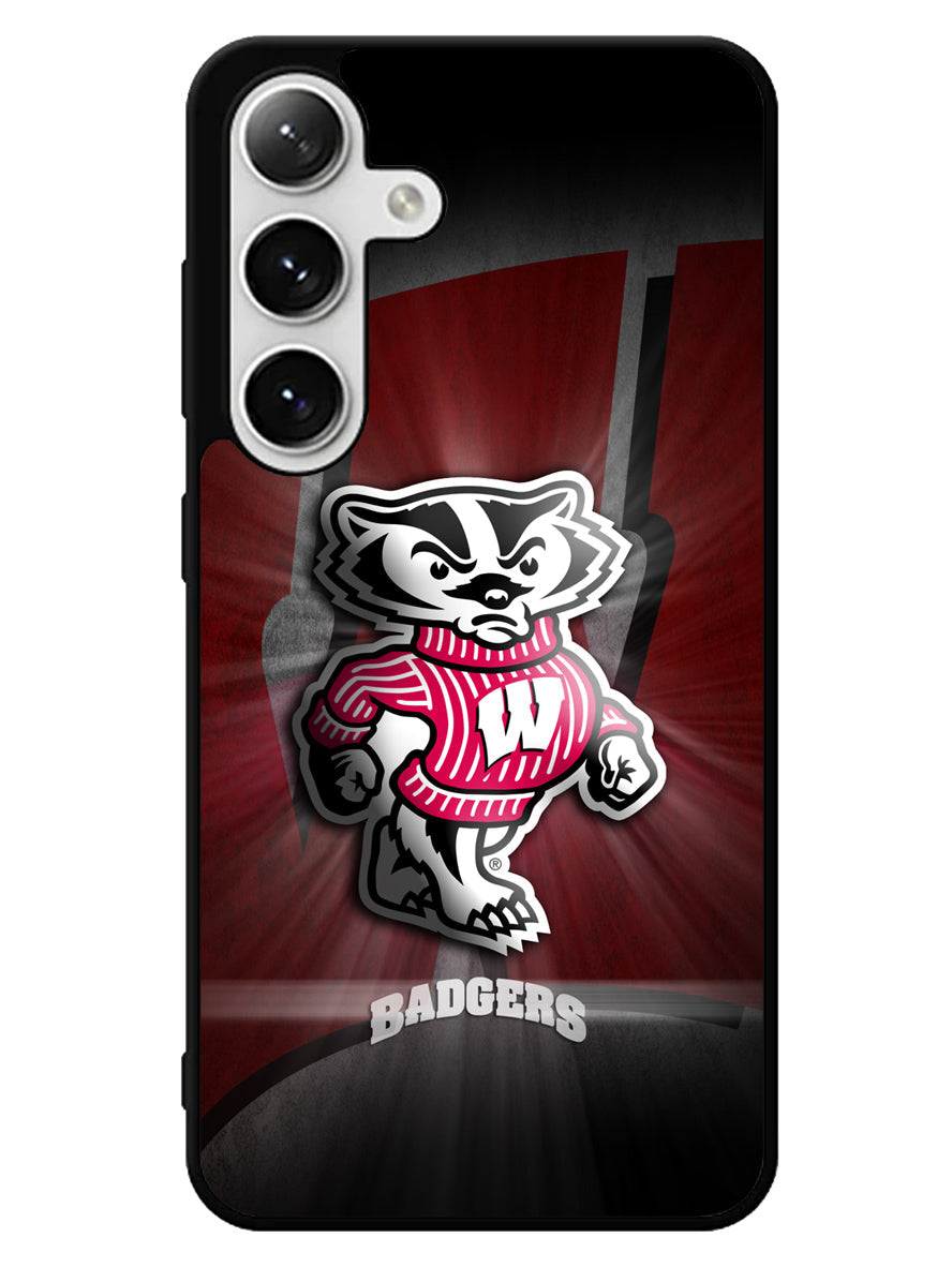 wisconsin badger logo Samsung Galaxy S24 5G Case