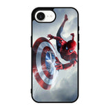 Spiderman Captain America Shield iPhone 17e Case QC2511