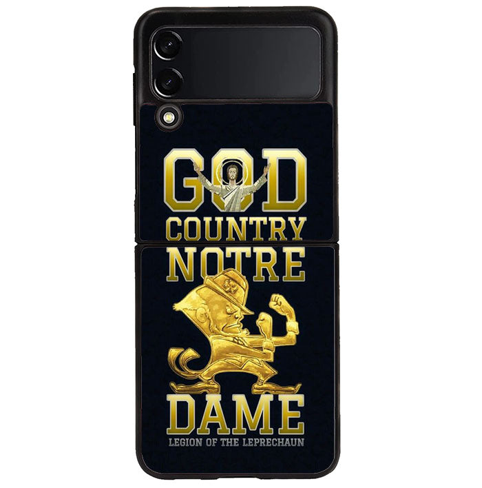 notre dame fighting irish 4th Samsung Galaxy Z Flip 4 5G 2022 Case