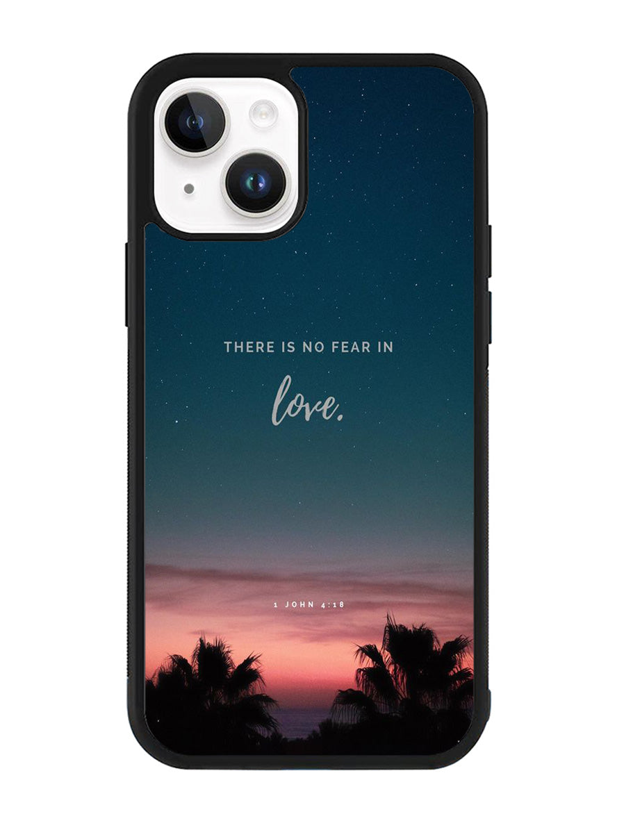 There is no fear in love iPhone 14 Plus Case QC2193