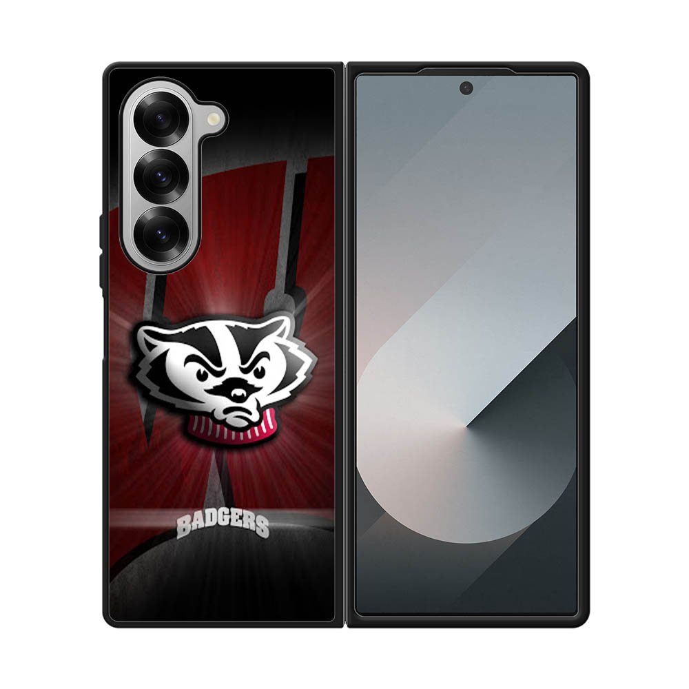 wisconsin badger logo Samsung Galaxy Z Fold 7 5G Case OV1985