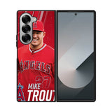 mike trout baseball Samsung Galaxy Z Fold 7 5G Case QC3235