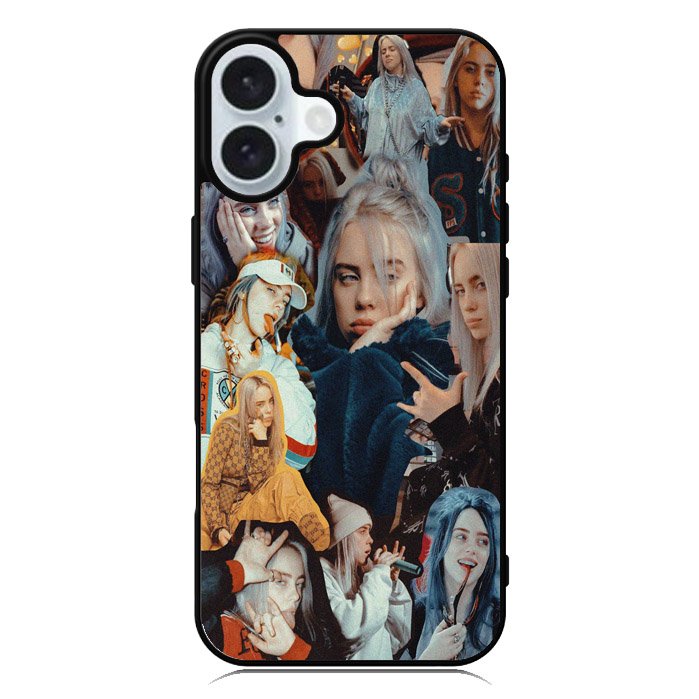 BILLIE EILISH SINGER COLLAGE iPhone 16 Case