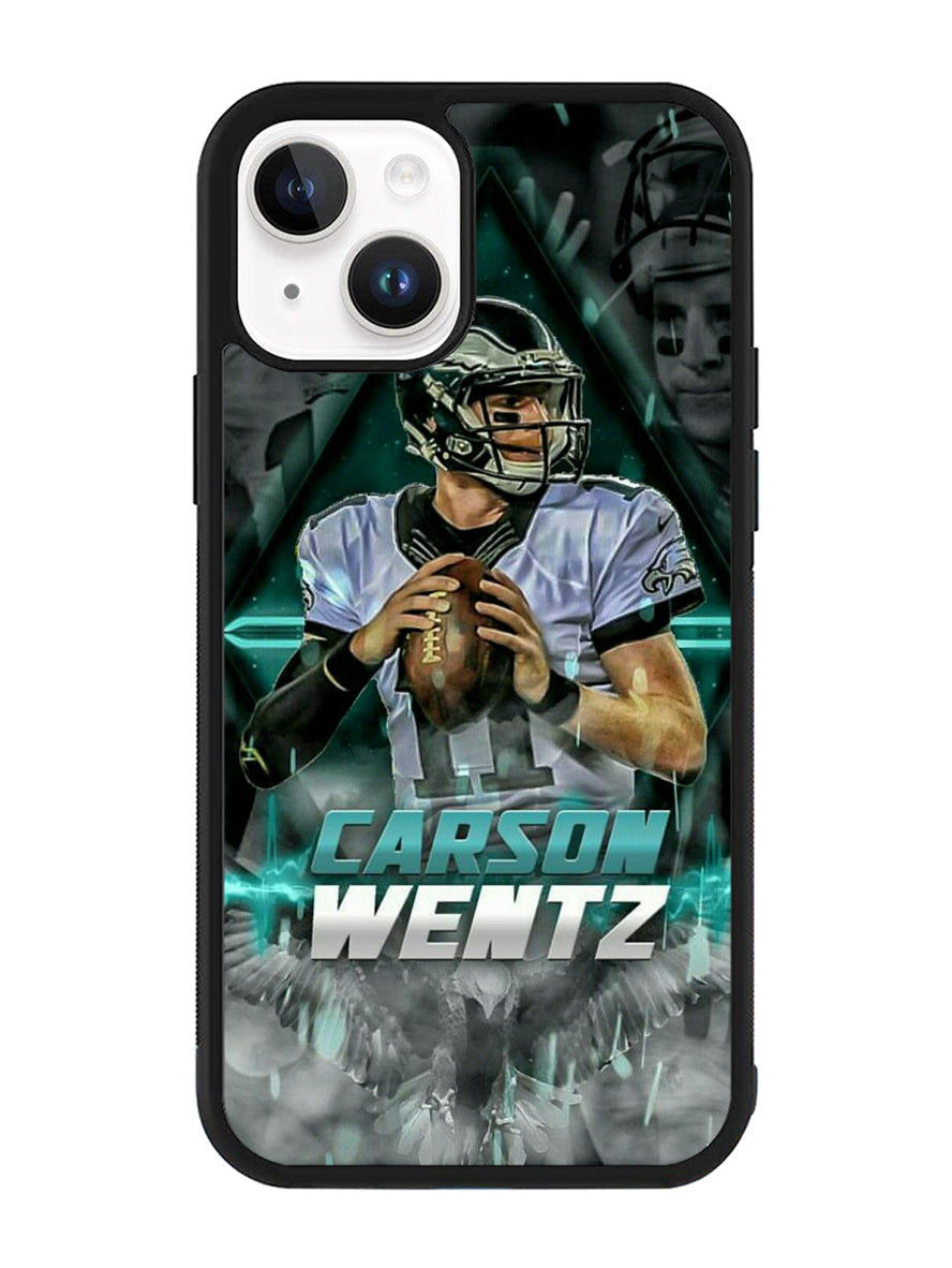 carson wentz philadelphia eagles iPhone 15 Plus Case OV4408
