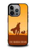baby yoda and mandalorian XiPhone 16 Pro Case OV0740