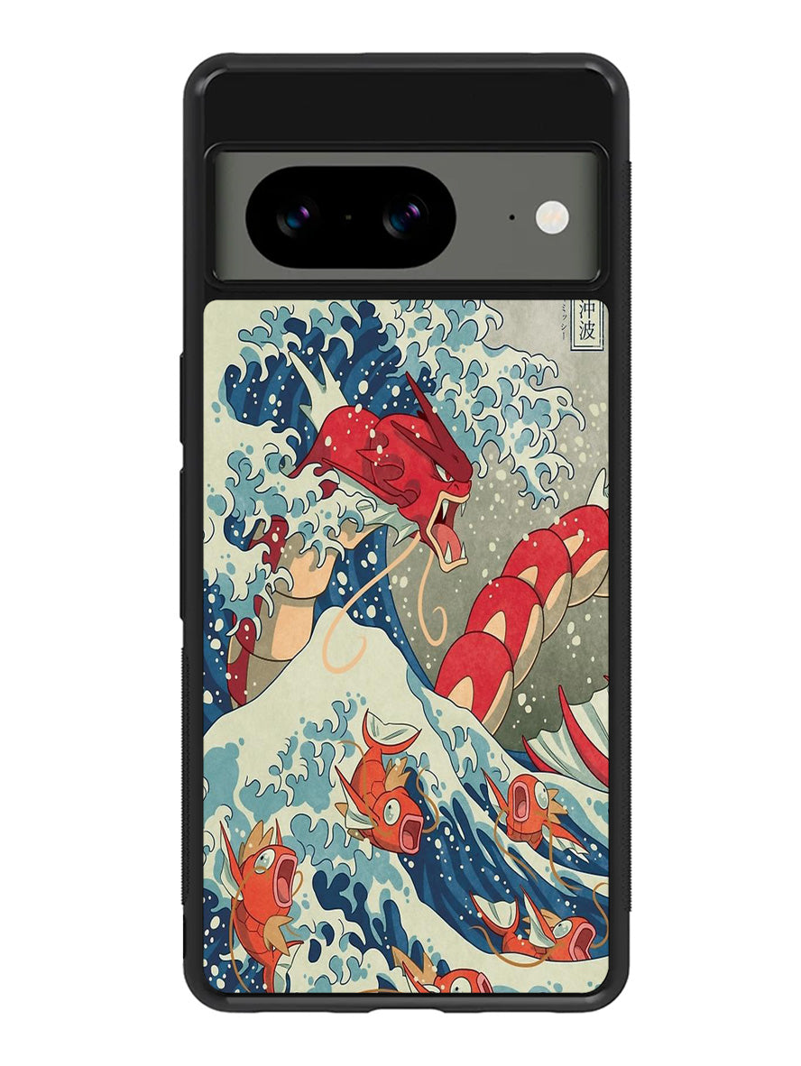 The Great Wave Of Kanto Google Pixel 8 Case QC2209