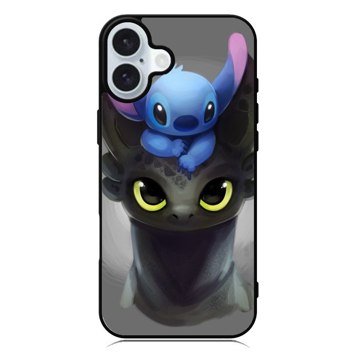 toothless and stitch XiPhone 16 Plus Case QC0748