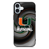 miami hurricanes iPhone 16 Case
