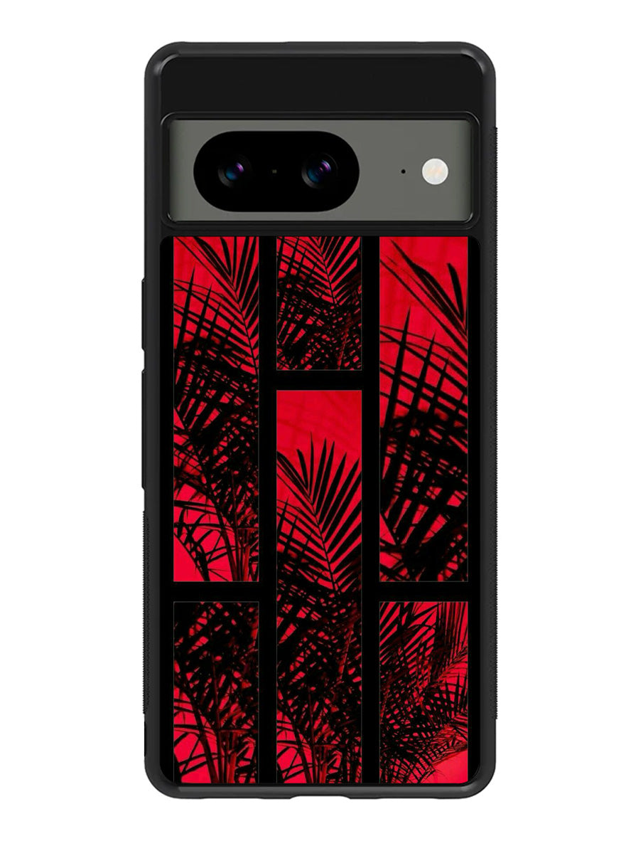 Red Plant Aesthetic Google Pixel 8A Case QC7925