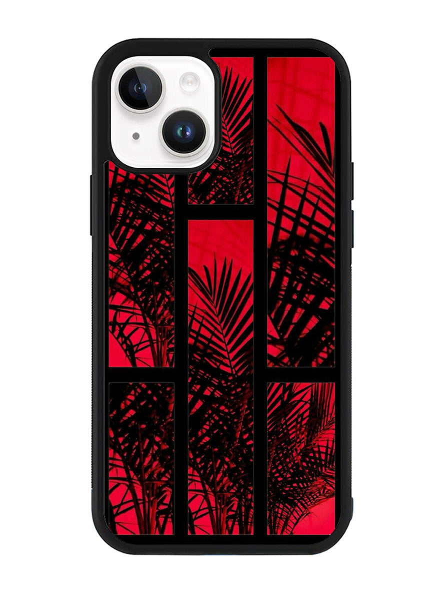 Red Plant Aesthetic iPhone 14 Plus Case QC7925