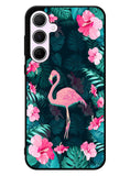 Flamingo And Flowers Samsung Galaxy A35 5G Case