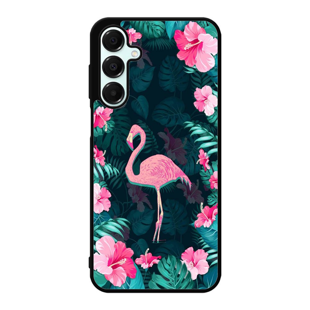 Flamingo And Flowers Samsung Galaxy A16 Case OV1245