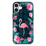 Flamingo And Flowers iPhone 16 Case
