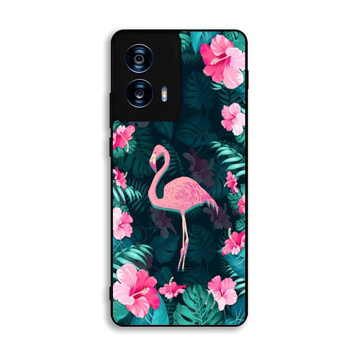 Flamingo And Flowers Motorola Moto G Power 5G 2024 Case OV1245