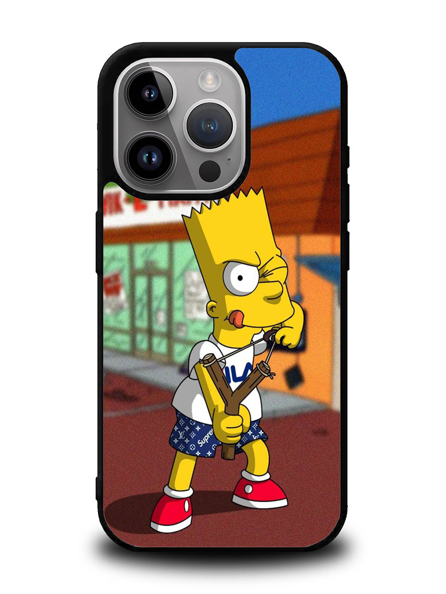 Bart Simpson Weapon iPhone 15 Pro Case OV8554
