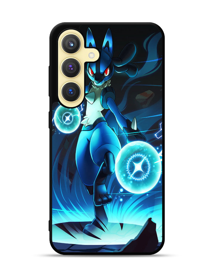 Pokemon Luxury Lucario Samsung Galaxy S25 Plus 5G , Samsung Galaxy S25+ 5G Case