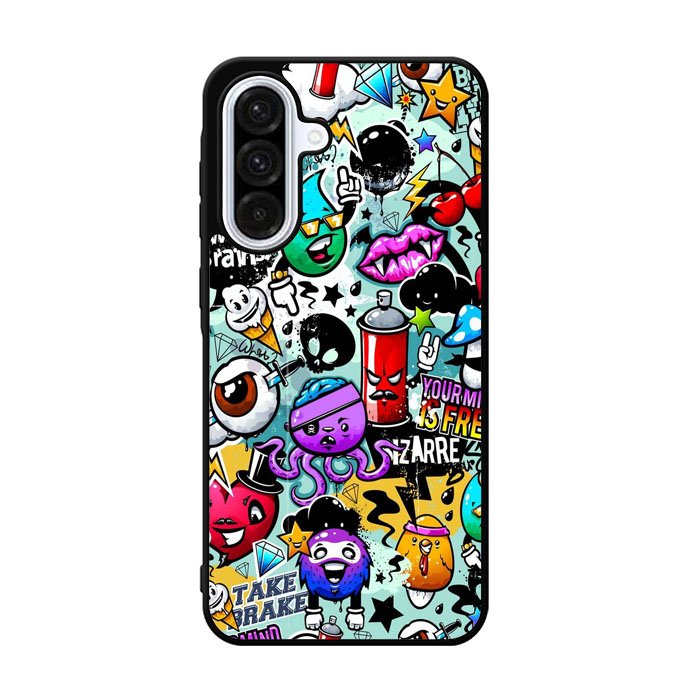 Cartoon Graffiti Samsung Galaxy A36 Case OV5898