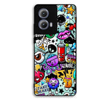 Cartoon Graffiti Motorola Moto Edge 2024 Case OV5898