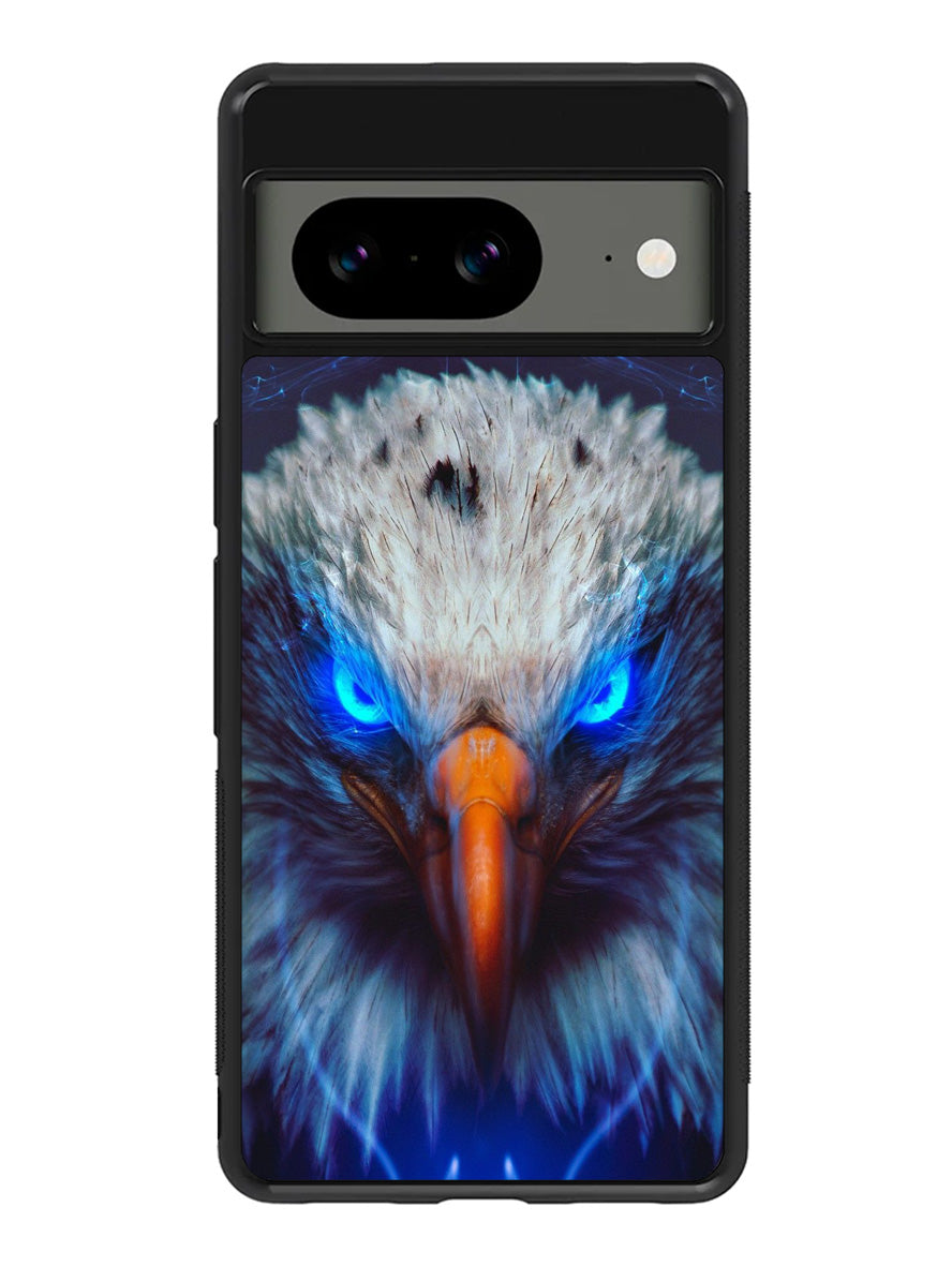 Eagle Neon Eyes Google Pixel 8A Case QC8376