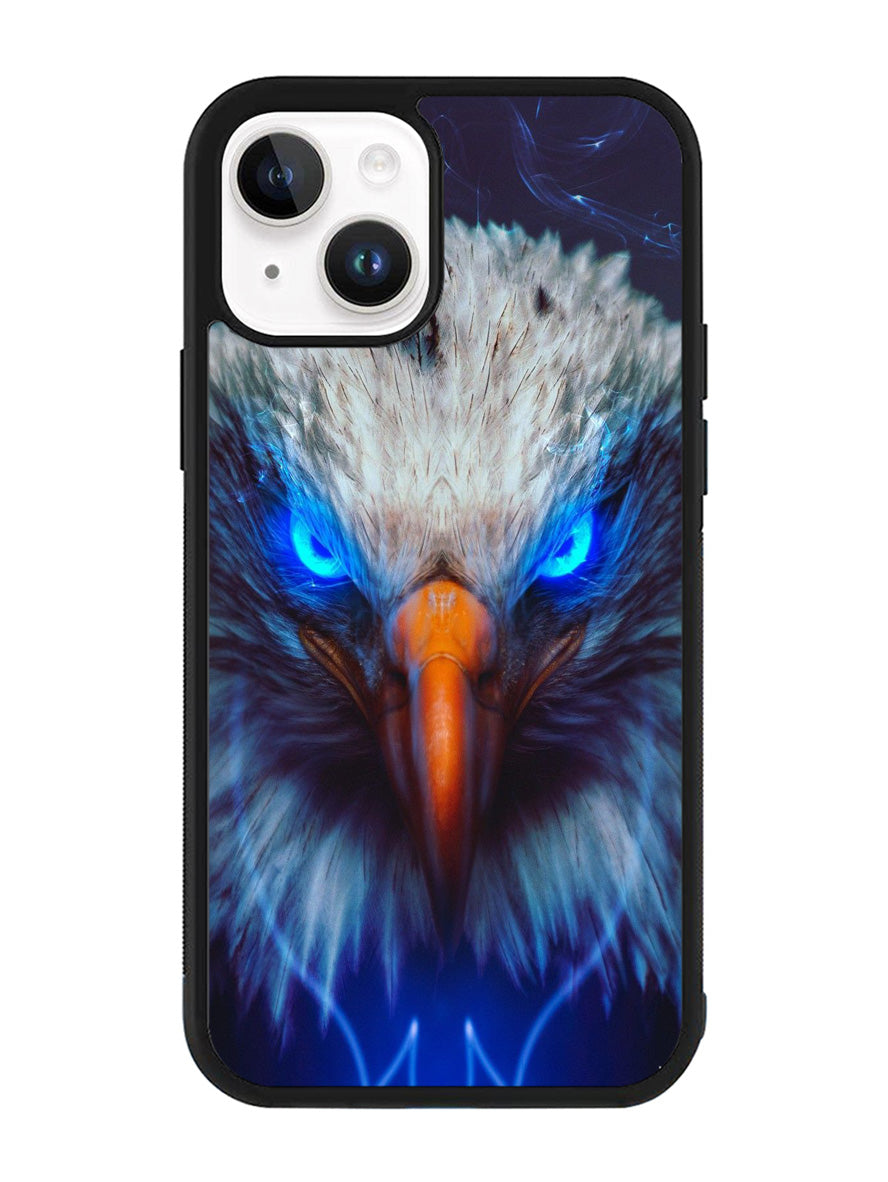 Eagle Neon Eyes iPhone 15 Case OV8376